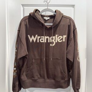 Wrangler Chocolate Brown Men's Hoodie